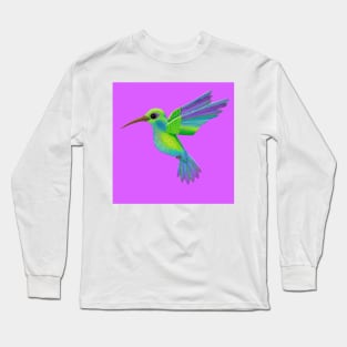 Pretty Hummingbird Long Sleeve T-Shirt